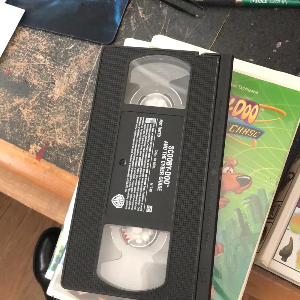 Scooby-Doo VHS tape Cyber chase